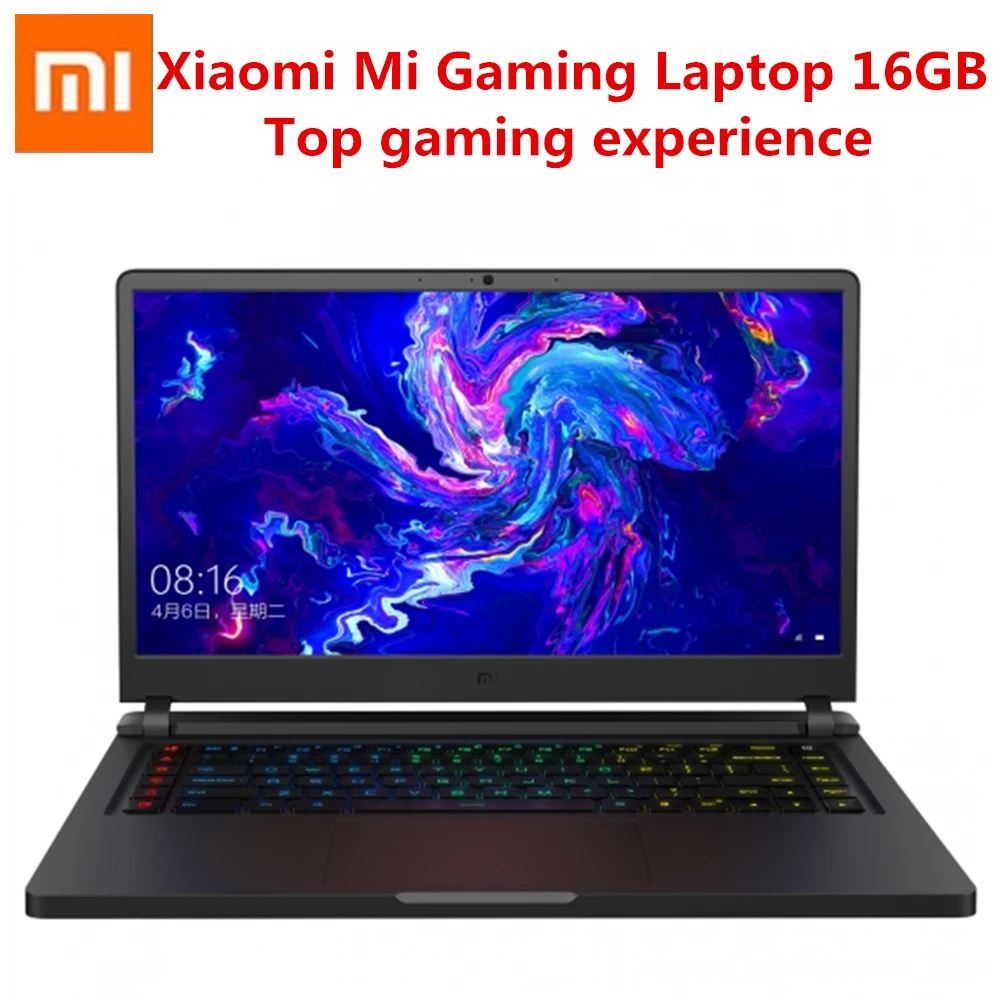 Оригинальный Xiaomi mi Ga ng ноутбук Windows 10 Intel Core I7 8750H 16 ГБ ram 256 SSD 1 ТБ HDD HD type C камера Dual