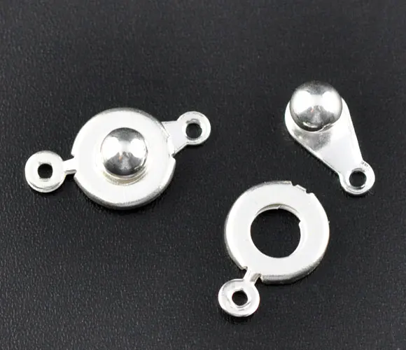 Милая 50 Посеребренная крепежная застежка для прицепа 18x9 5 мм (B09384)|jewelry women|jewelry