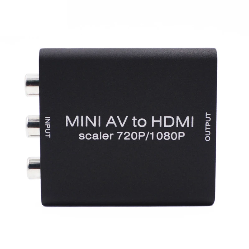 OPQ Mini HD 1080P HDMI 2AV видео конвертер в RCA AV/CVSB L/R Поддержка NTSC PAL выход AV адаптер|Адаптеры