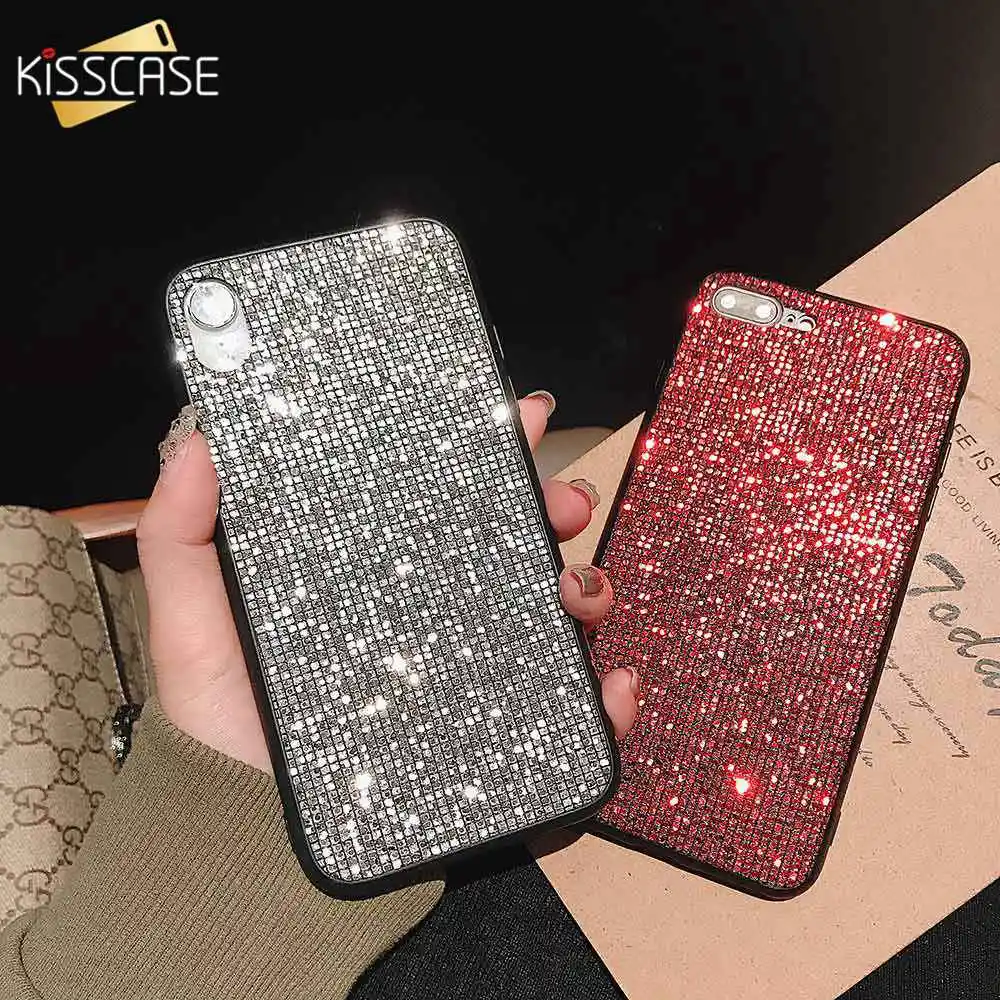 KISSCASE Glitter Case For Huawei P20 Pro Lite Nova 3 3i 2S Sparkling Coque Copinhas Cover |
