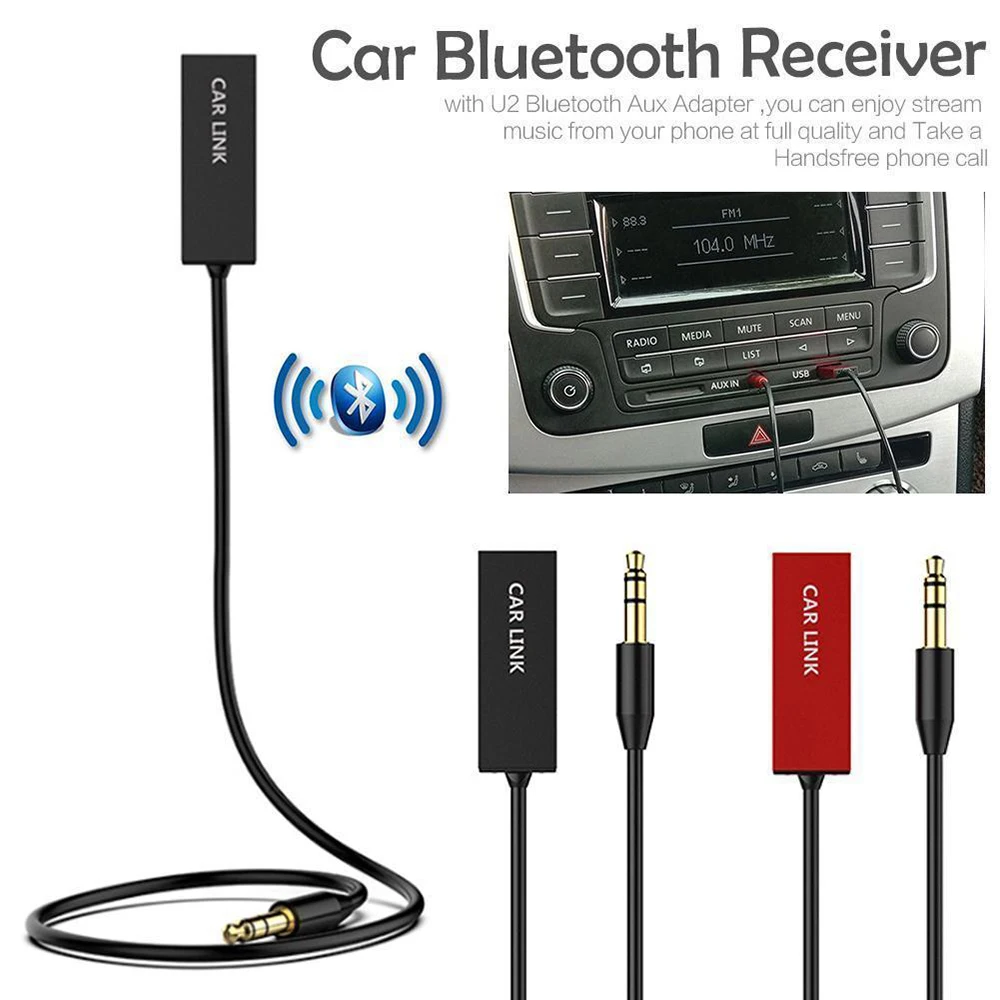 Джек AUX Новый мини комплект беспроводной связи bluetooth для автомобиля 3 5 мм Hands free