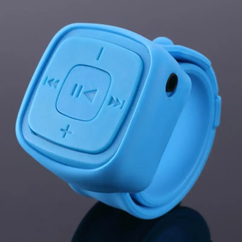 Спортивные мини часы mp3 плеер портативный музыкальный со слотом для карты Micro TF