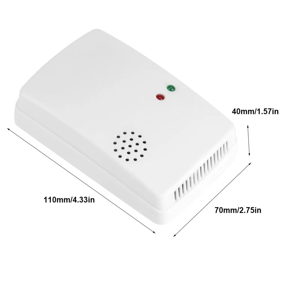 Детектор Утечки природного газа газового метана 85 дБ сигнализация утечки