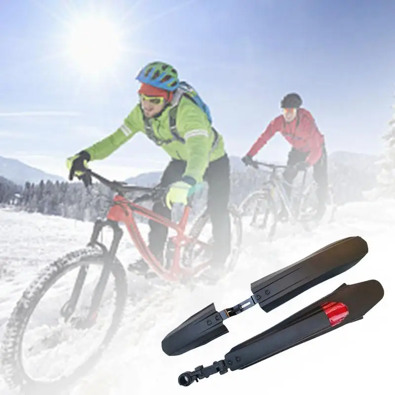 MTB Велосипедное крыло со светодиодный задний светильник велосипед крылья