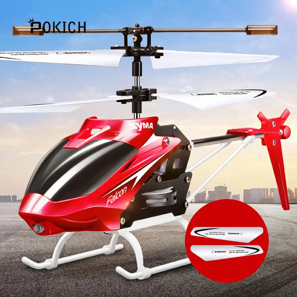 Pokich W25 Радиоуправляемый вертолет 2 CH канальный мини Дрон с гироскопом