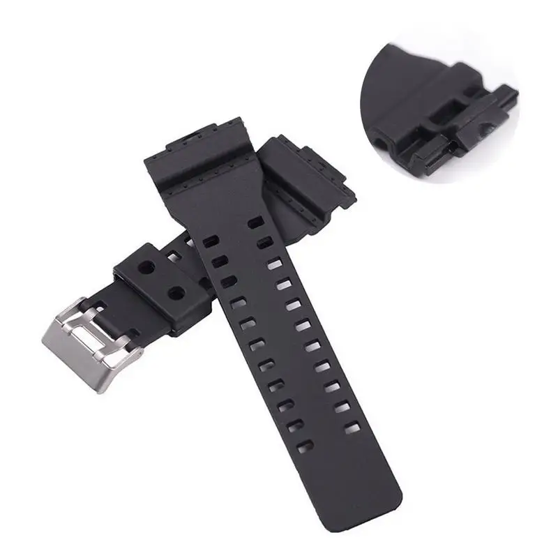 Ремешок силиконовый матовый для CASIO G Shock резиновый сменный водонепроницаемый и