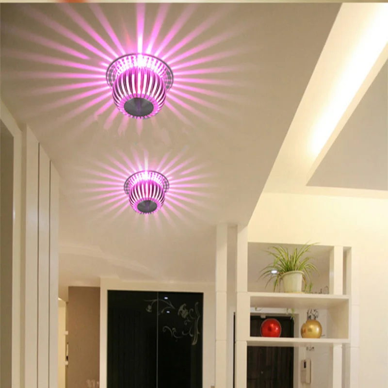 Алюминиевый 3W 85 V 265 Rgb светодиодный потолочный светильник встроенный с