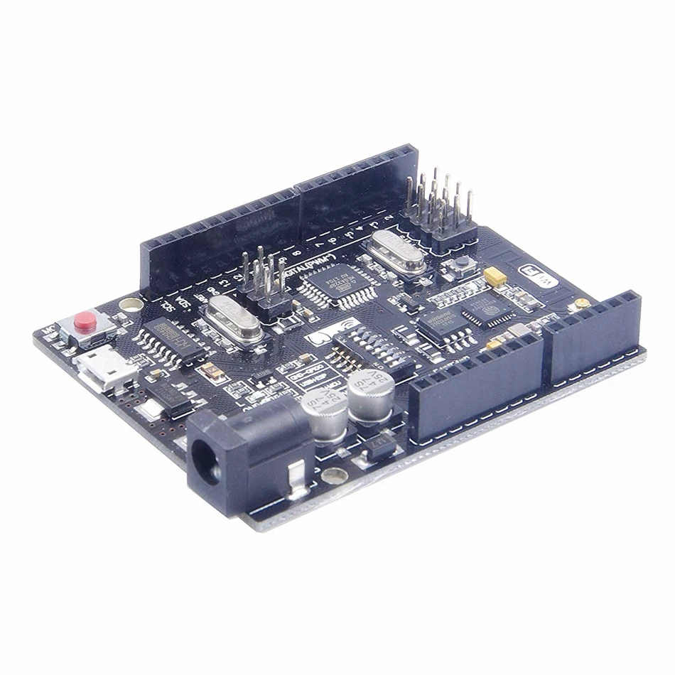 UNO + WiFi R3 ATmega328P ESP8266 флуоресцентная память 32 Мб CH340G для Arduino Uno NodeMCU WeMos ESP8266|Запасные