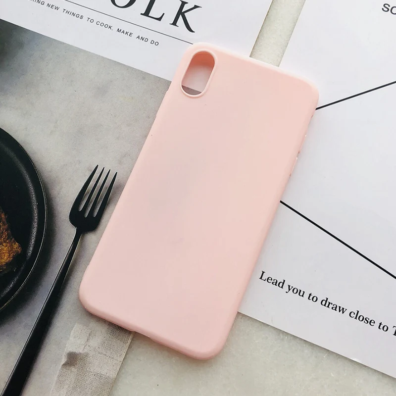 Solid Color Original Official Case For Samsung A50 A40 A30 S8 S9 S10 plus A7 2018 note 9 8 phone case Simple |