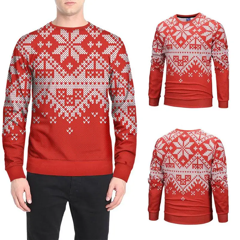 2018 New Autumn Fashion Christmas Casual Sweater O-Neck Slim Fit Knitting Mens Sweaters And Pullovers Men Pullover XXL | Мужская одежда