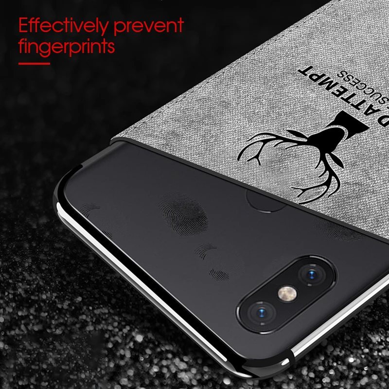 Чехол для Xiaomi Mi8 Mi A2 lite тканевый матовый чехол Redmi 5 plus 6 6a 6pro note 6X Pocophone F1|Бамперы| |