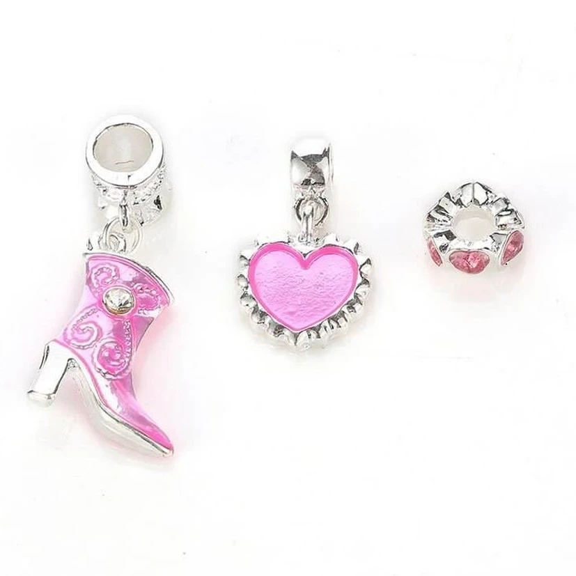 Браслет с шармами для осознания рака груди|Браслеты| |