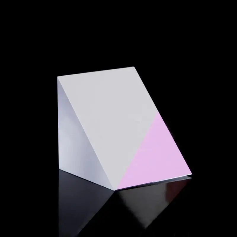 50x50x50mm Optical Glass Triangular Lsosceles K9 Prism With Reflecting Film Medicine | Канцтовары для офиса и дома