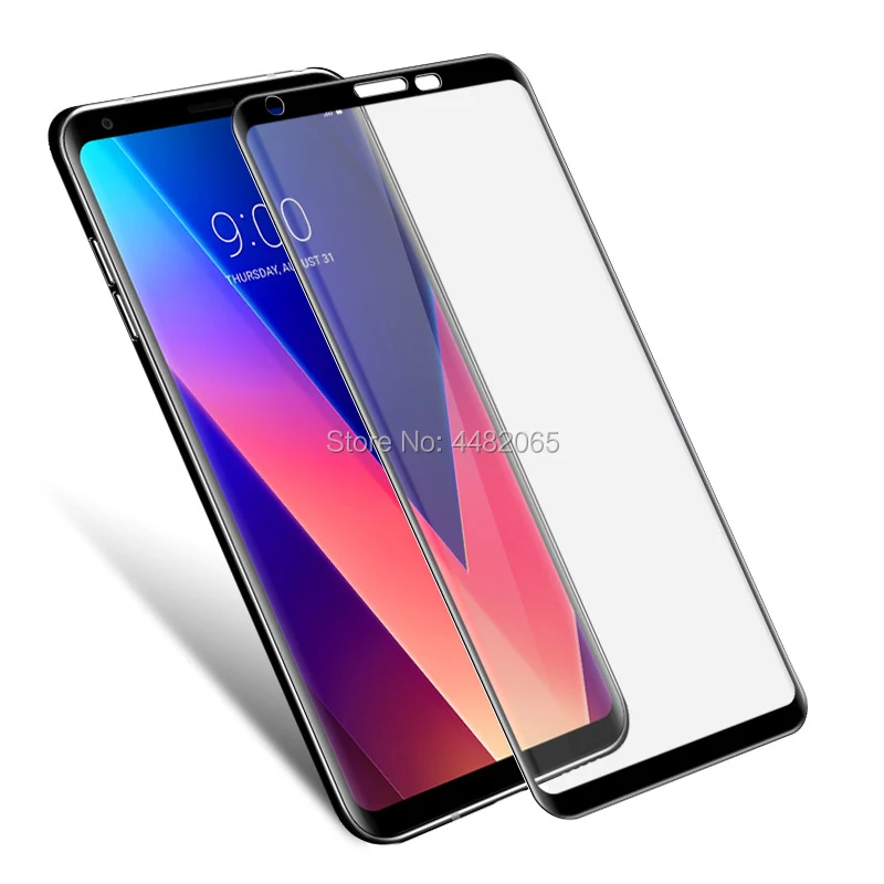 

3D закаленное стекло для LG V30 полное защитное покрытие 9H Защитная пленка для экрана для LG V30 Plus H930 H930DS H933 H931 H932