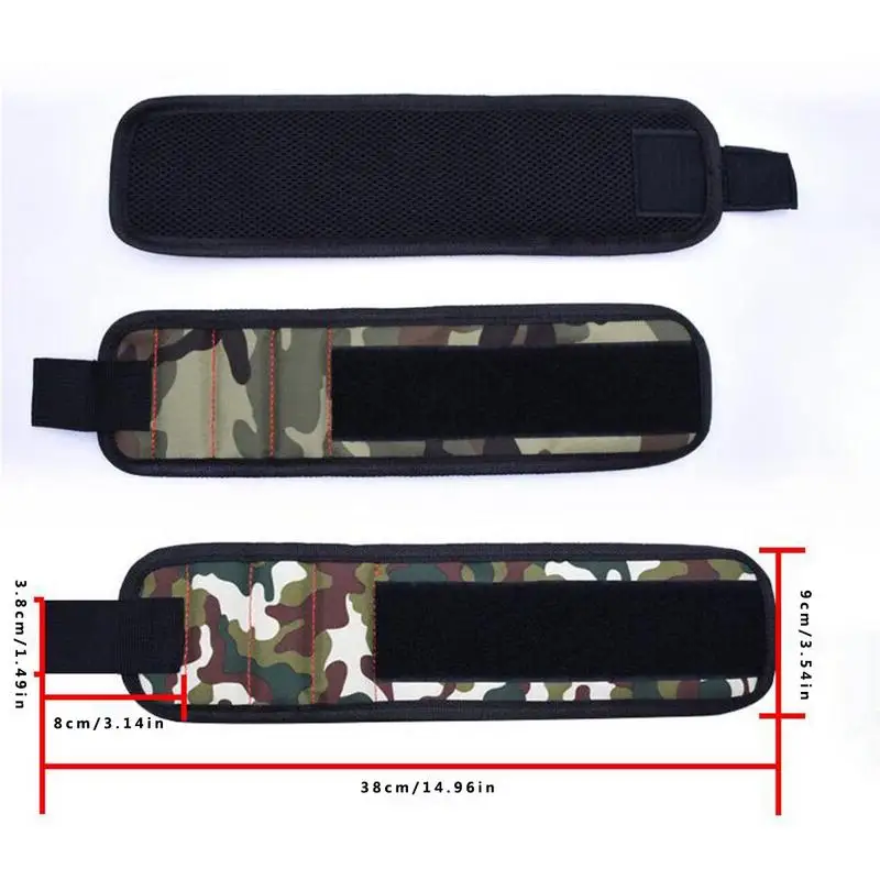 Magnetic Wristband Screw Storage Tool Magnets Nails Drill Bits Picker Strap | Инструменты