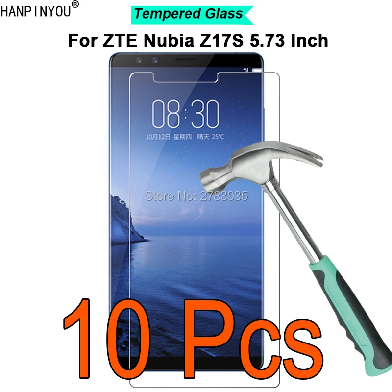 10 шт./партия для ZTE Nubia Z17S 5 73 "9 H твердость 2.5D ультра-тонкая закаленная Защитная