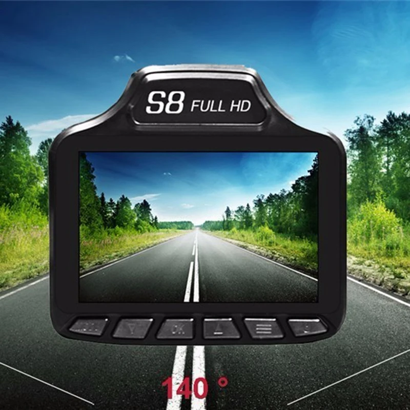 Радар детектор 3 в 1 S8 B видеорегистратор Dvr камера 0 дюймов Hd 1280X720P Gps трекер