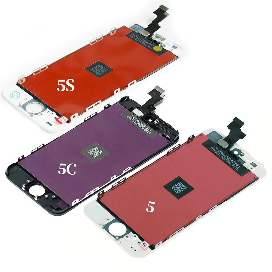 Для Apple iPhone 5 5S 5C ЖК дисплей сенсорный дигитайзер экран Замена черный/белый для iphone