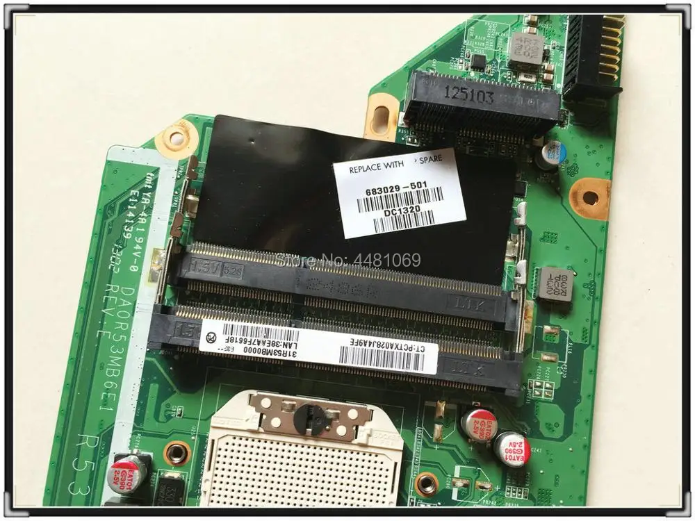 Для ноутбука HP Pavilion G4 G6 G7 g6 2210us 2249WM 2123us 683029 501 001 DA0R53MB6E0/ E1 100%