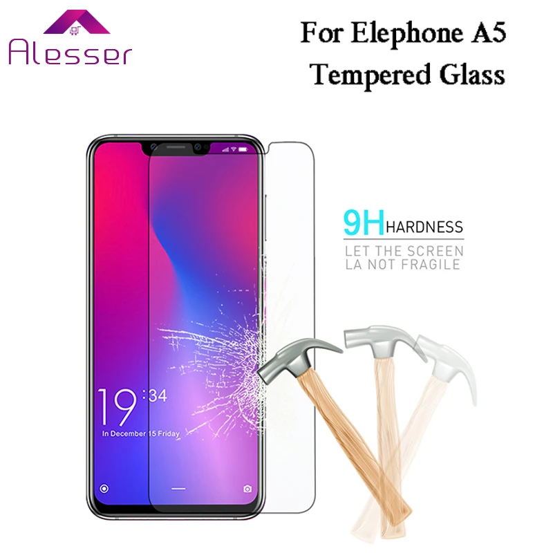 Alesser для Elephone A5 Закаленное стекло Защитная пленка экрана стальные пленки Замена