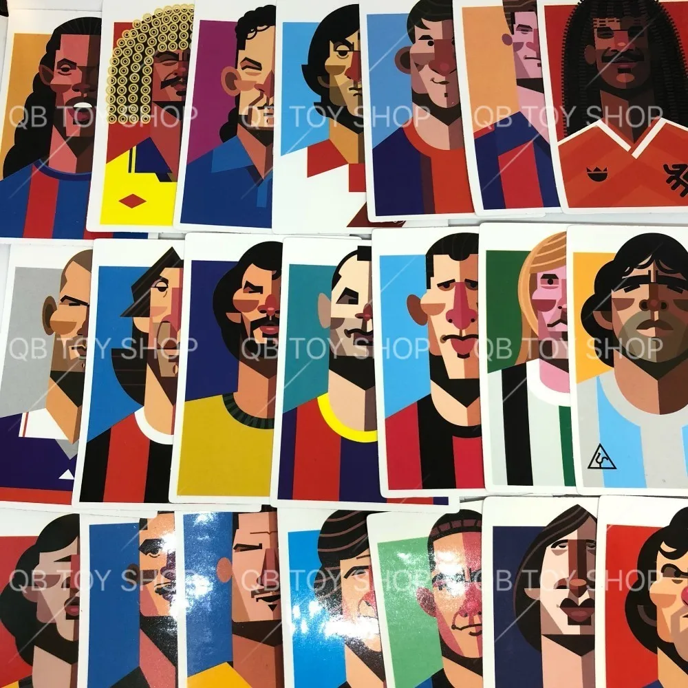 35pcs/set Soccerwe Soccer football Star Club Luggage Skateboard Graffiti Sticker Cards Tag Toy Suitcase Gluedots Paster | Игрушки и
