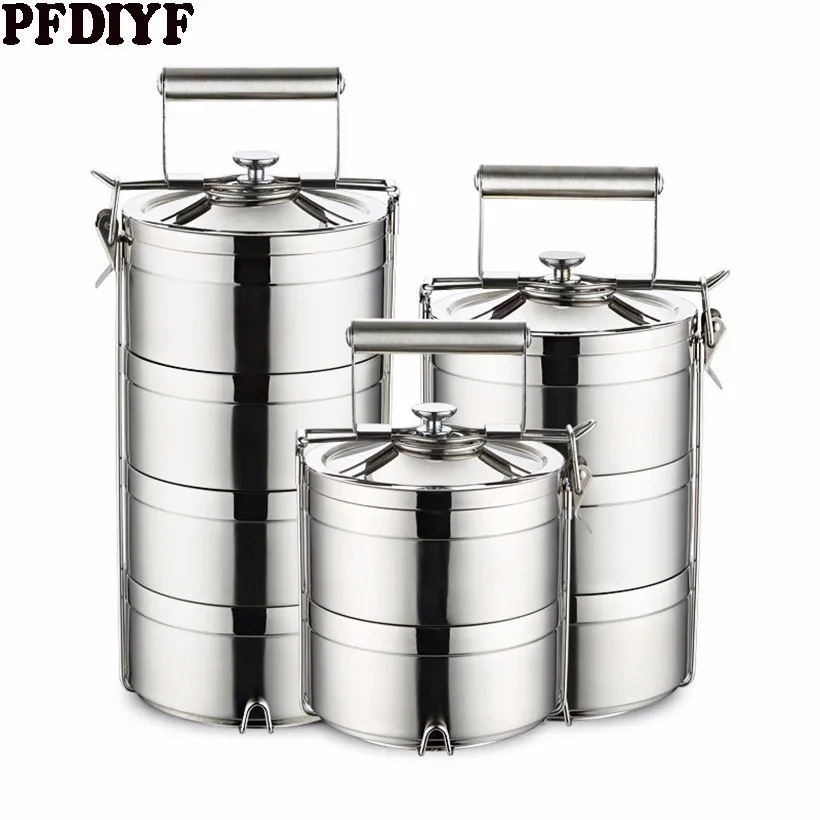 

Drop Shipping Japanese Thermal Lunch Box For Kids Adult Portable Food Container Kitchen Leakproof 304 Stainless Steel Bento Box