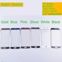 10pcslot for samsung galaxy s7 edge g935 g935f g9350 sm g935f touch screen front glass panel touchscreen outer glass lens