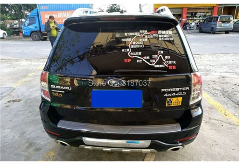 Спойлер для Subaru Forester 2009-2012 неокрашенный чехол из АБС-пластика багажника
