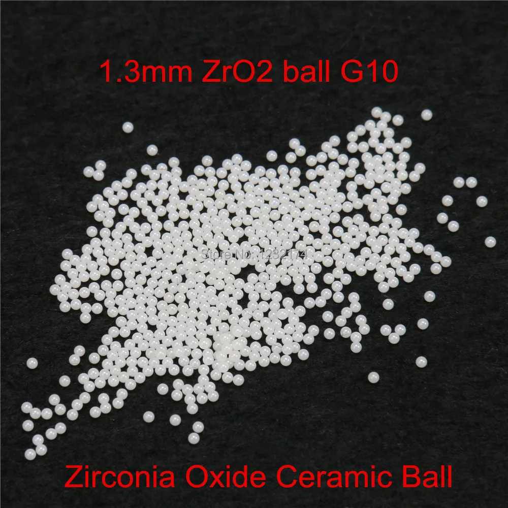 

free DHL 1.3mm ZrO2 Zirconia Oxide Ceramic Ball G10 1000pcs for valve ball,bearing, homogenizer,sprayer,pump 1.3mm ZrO2 Bal
