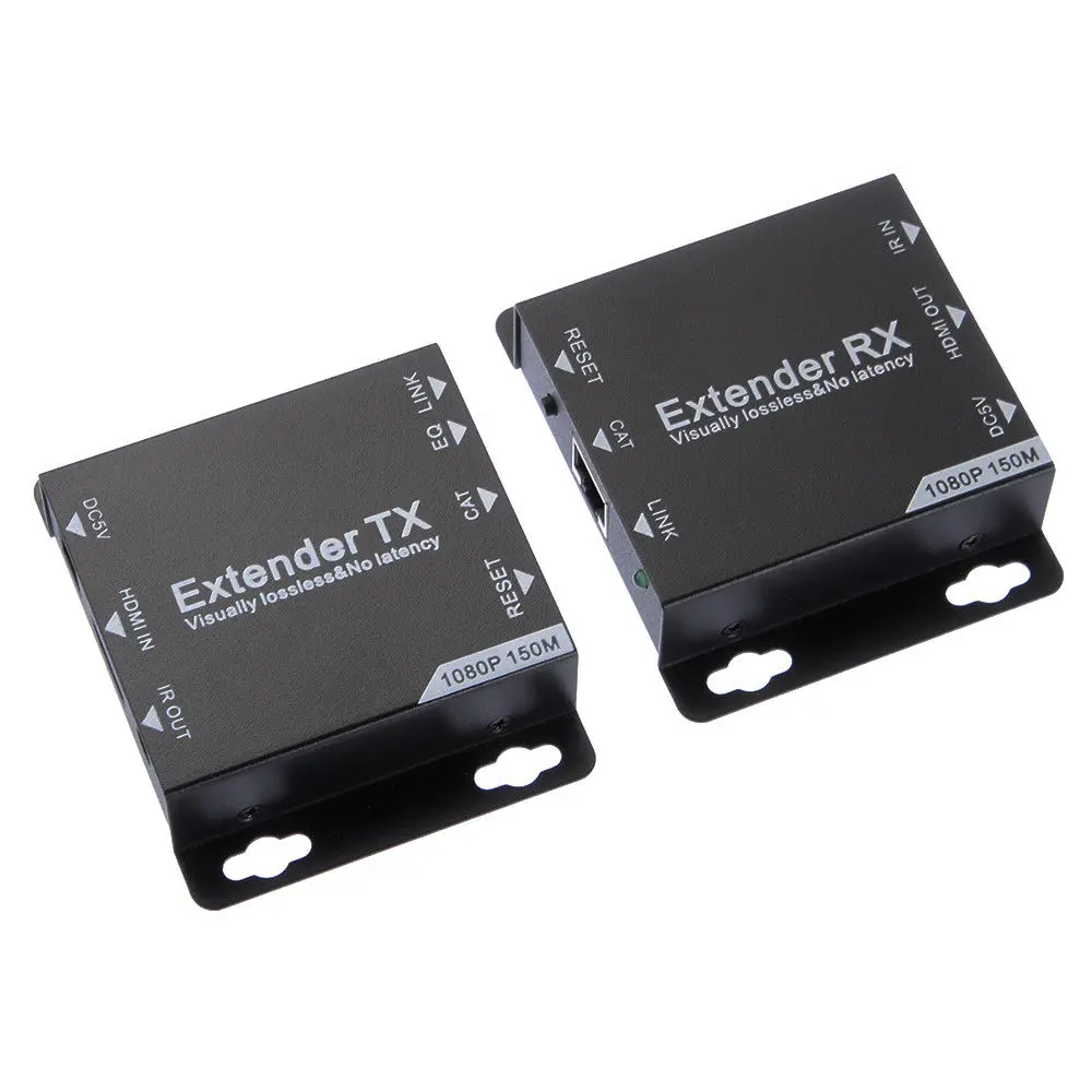 HDMI удлинитель TX + RX 1080P до 150 м по Cat6/Cat7 UTP Ethernet сетевой кабель RJ45| |