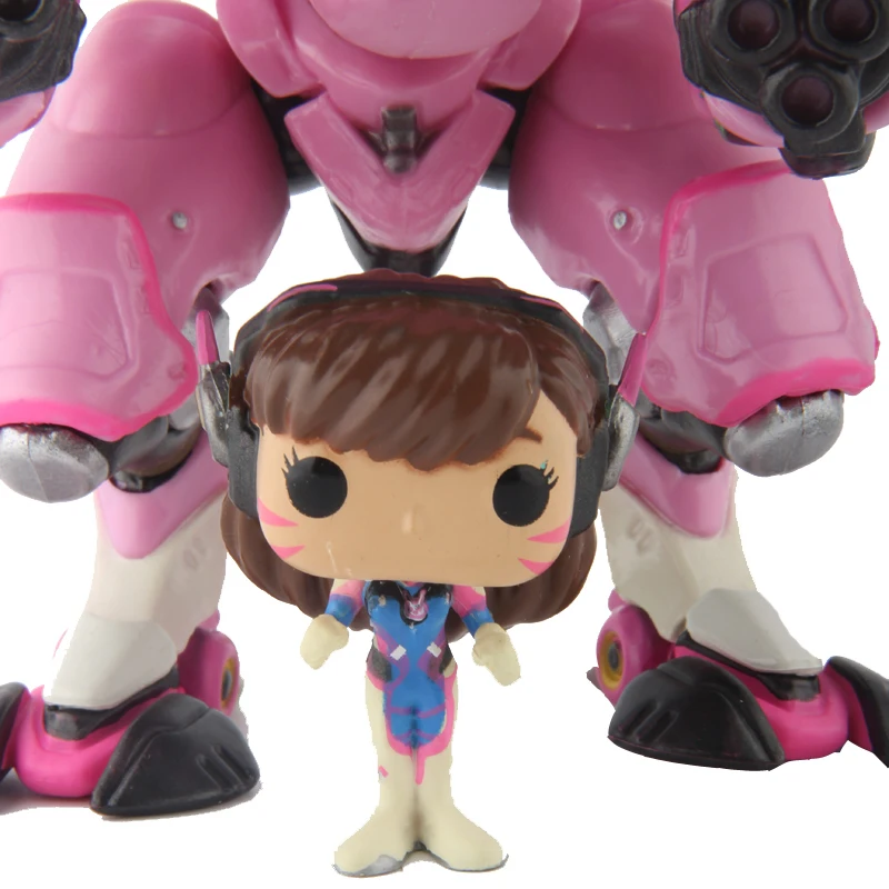 Ow dva E мех рейнхардт Мэй Lucio фигурку ПВХ 15 см 6&quot | Игрушки и хобби