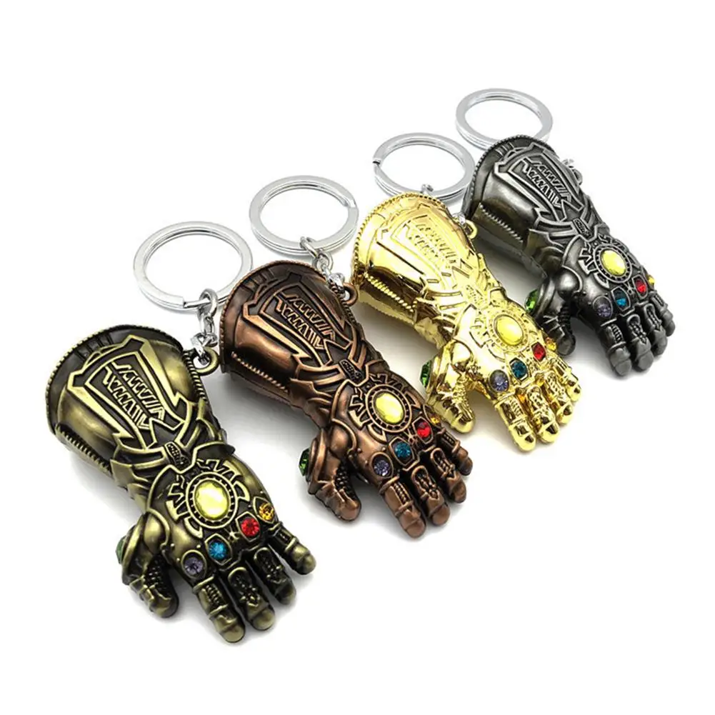Мстители 4 эндшпиль танос бесконечное Мощность Gauntlet Glove брелок для