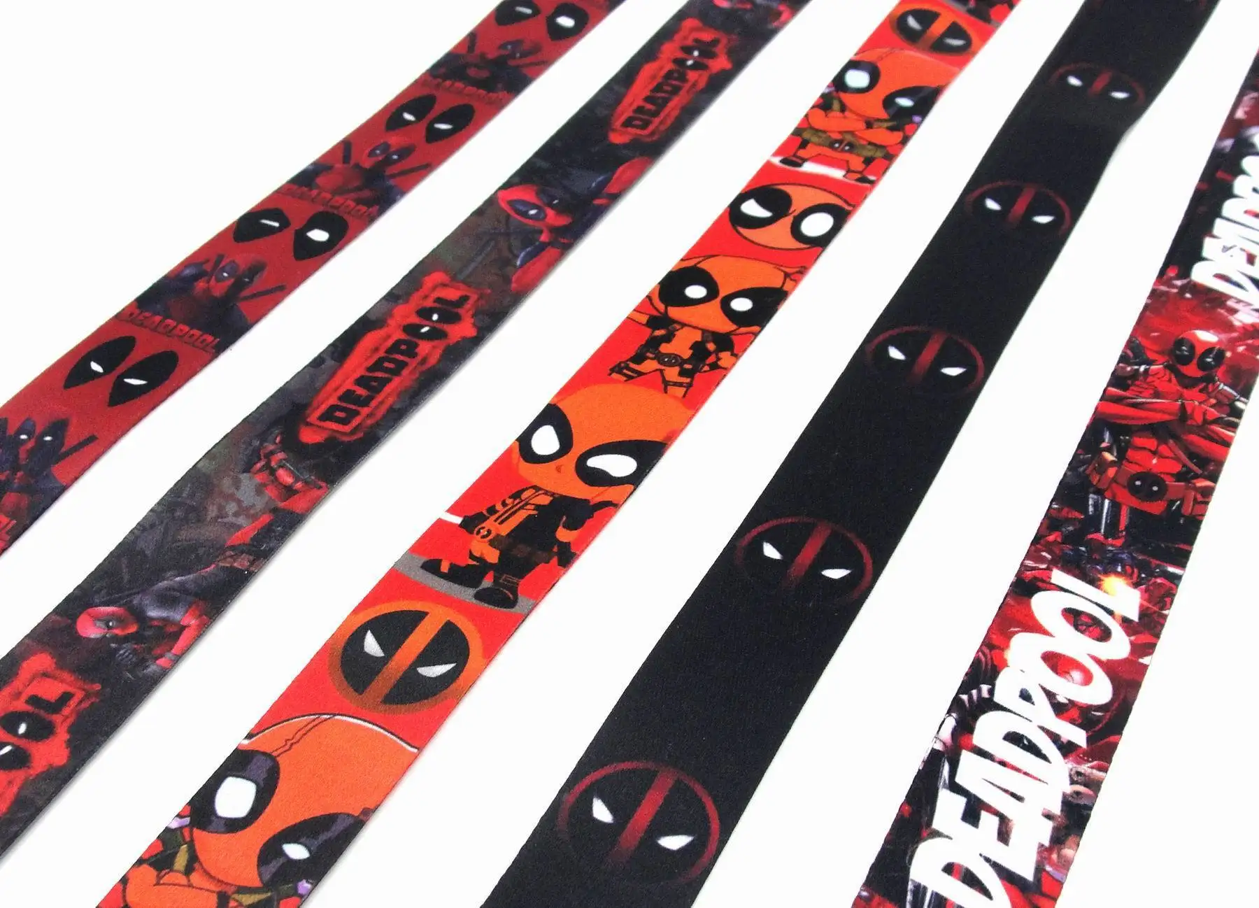 10 шт. в партии держатели для бейджа Deadpool marvel deadpool брелоки со шнурком оптовая