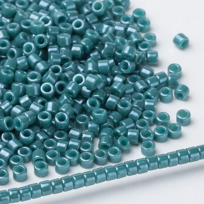 Тайдиан непрозрачные синий AB DB216 Miyuki Delica Seedbeads 11/0 для Бижутерия в богемном стиле