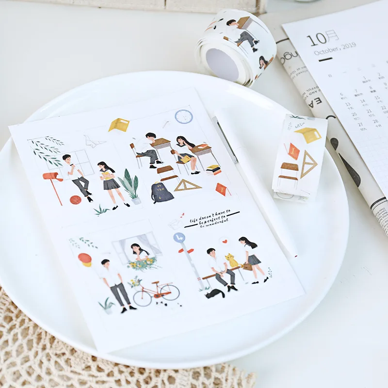 INS Deco Tape Bullet Journal DIY ежедневный альбом ежедневник | Канцтовары для офиса и дома