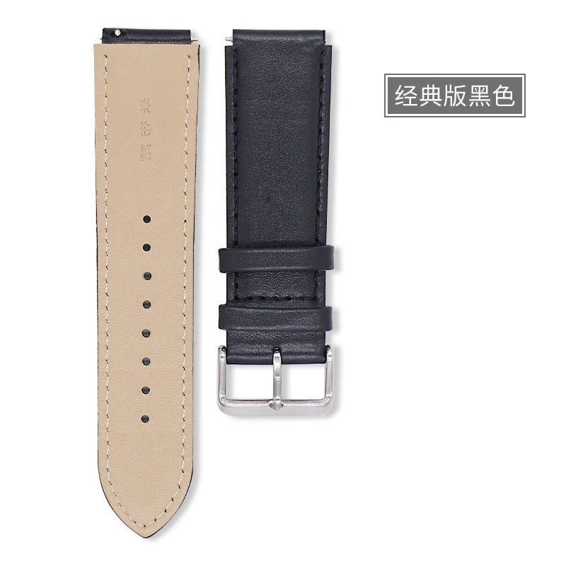 Universal 20mm 22mm Strap for AMAZFIT Bip Stratos 2 Samsung Gear 3 Cowhide Leather Band Bracelet Men Women Business Style | Электроника