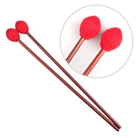 1 pair marimba mallets percussion sticks mallets xylophone glockensplel mallet with maple handle for percussion instruments drum