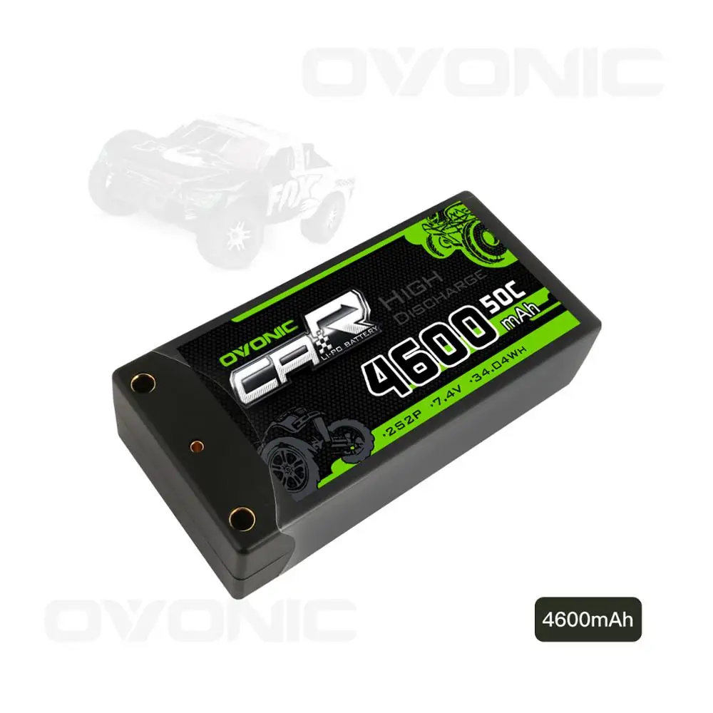 Ovonic 2 S коротышка Lipo 7 4 V 50C 2300 mAh Hardcase батарея с мм пуля Deans ультра Разъем для RC 1/10