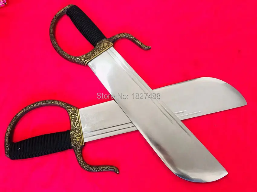 Китайская традиция WuShu/KungFu двойное крыло Dao Yong Chun бабочка Broadsword острое лезвие из