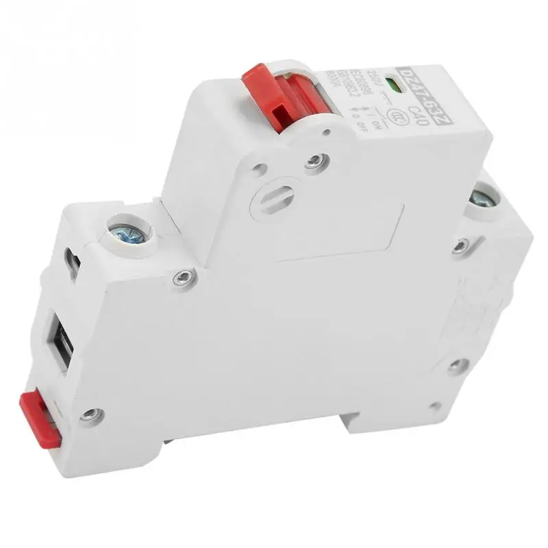 DZ47 63Z 1P 40A DC Миниатюрный выключатель утечки Prote ction воздушный новый|Автоматические