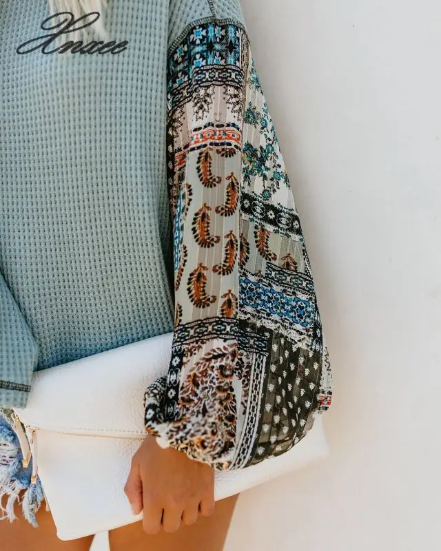 Vintage v neck solid women sweater Casual long sleeve fashion pullover female 2020 Autumn winter jumpers print plus size | Женская