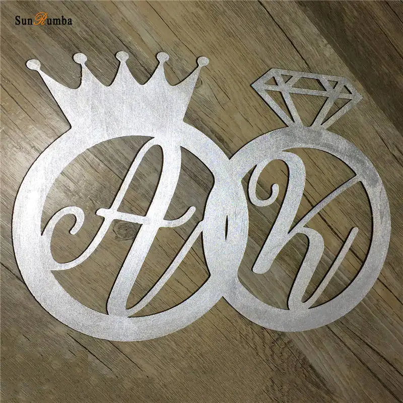 

Personalized Custom Initials Wedding Sign PhotoBooth Props Wood Engagement Hanging Signs Wedding Decoration Photo Booth Props
