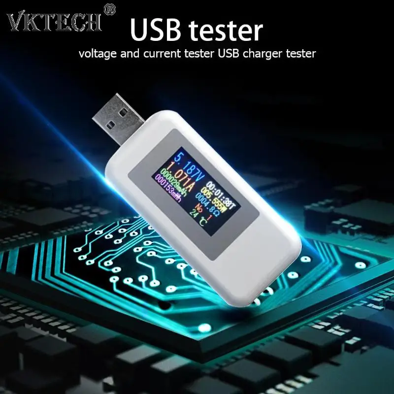 Цифровой USB-тестер 10 в 1 детектор напряжения тока и емкости зарядного устройства |
