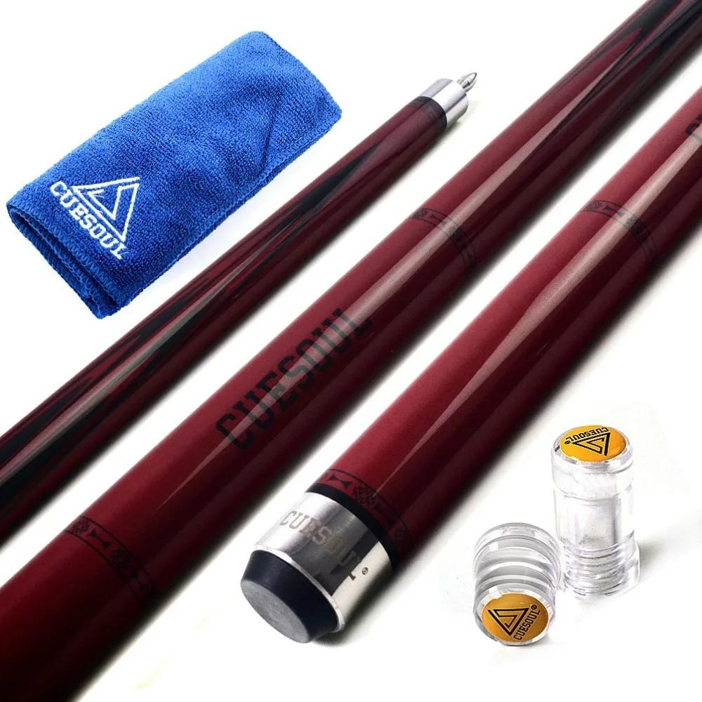 Cueshoul SOOCOO серия 58 &quot19 унций 11 5/12 75 мм Cue Tip клен снукер бассейн Stick набор с