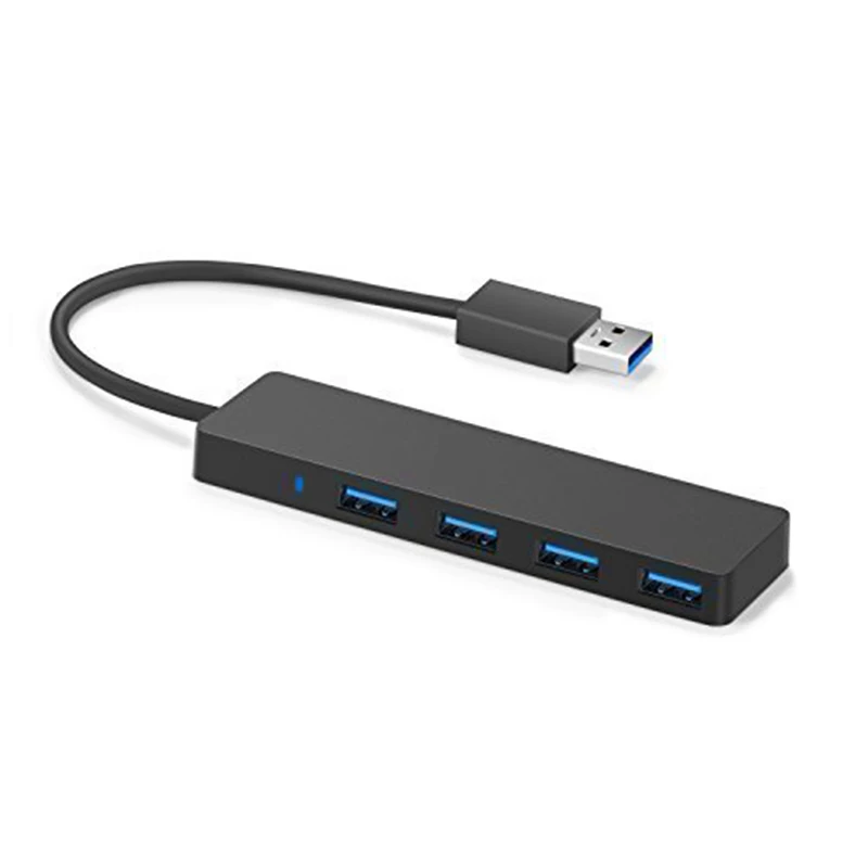 4 портовый USB 3 0 Ультра тонкий концентратор данных для Macbook Mac Pro/mini iMac Surface Pro XPS