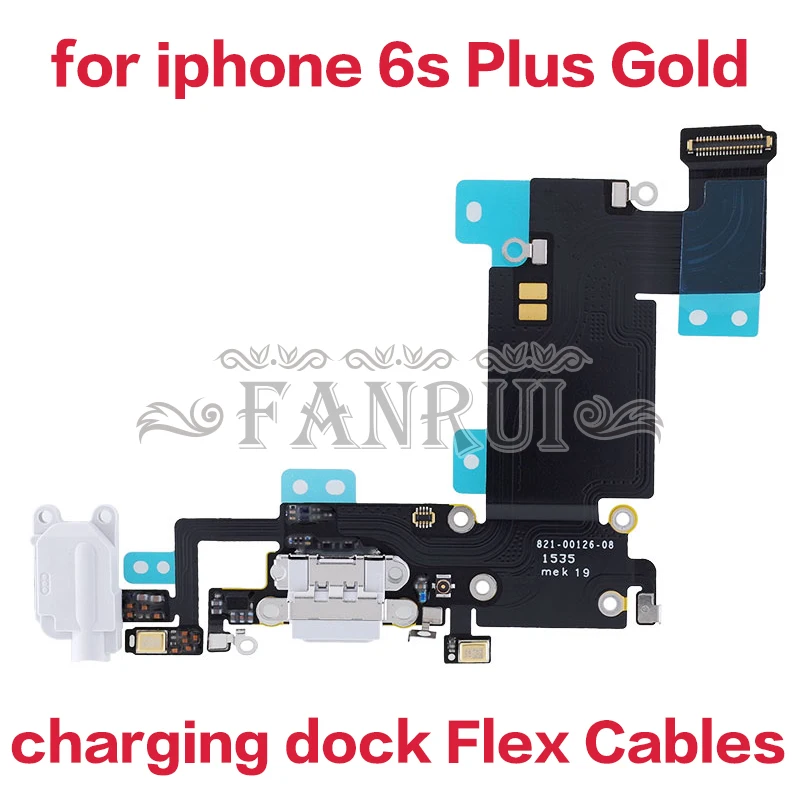 1 шт зарядное устройство USB для iPhone 6s Plus док станция гибкий кабель наушников Jack