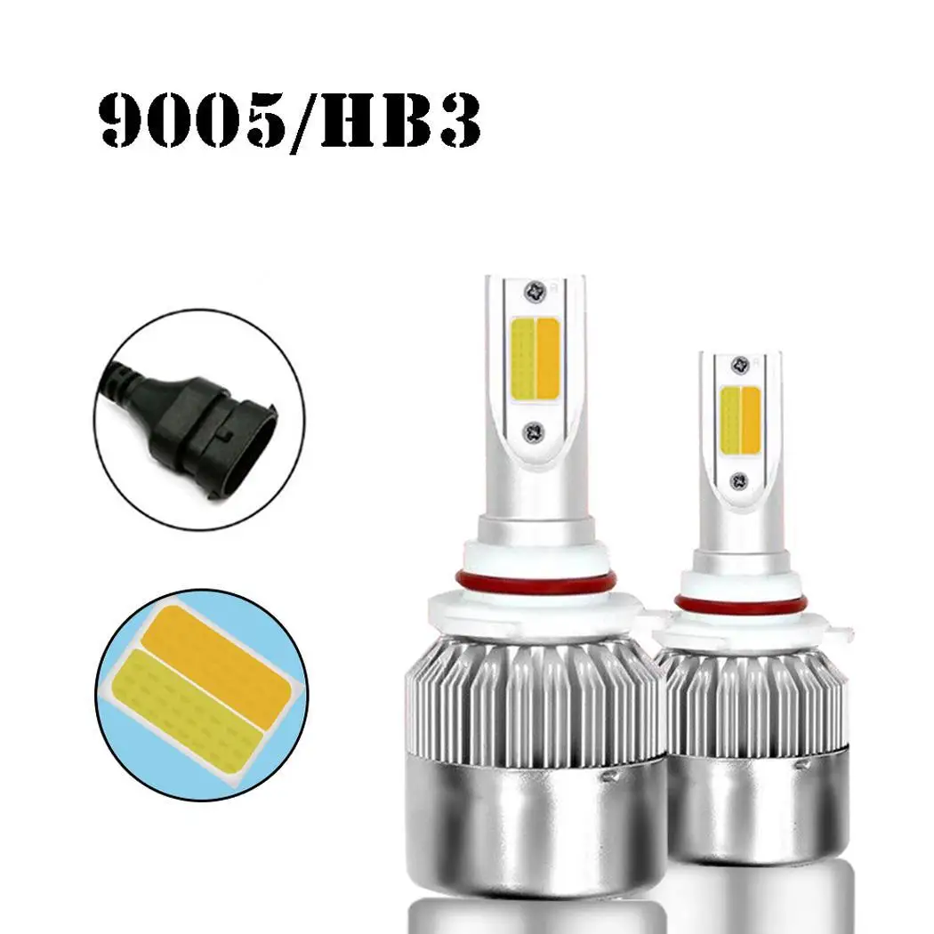 9005 HB3 Auto 3600LM Powerful COB Plug and Play Fog Light LED IP68 Car Headlight Bulbs High Beam Low | Автомобили и мотоциклы