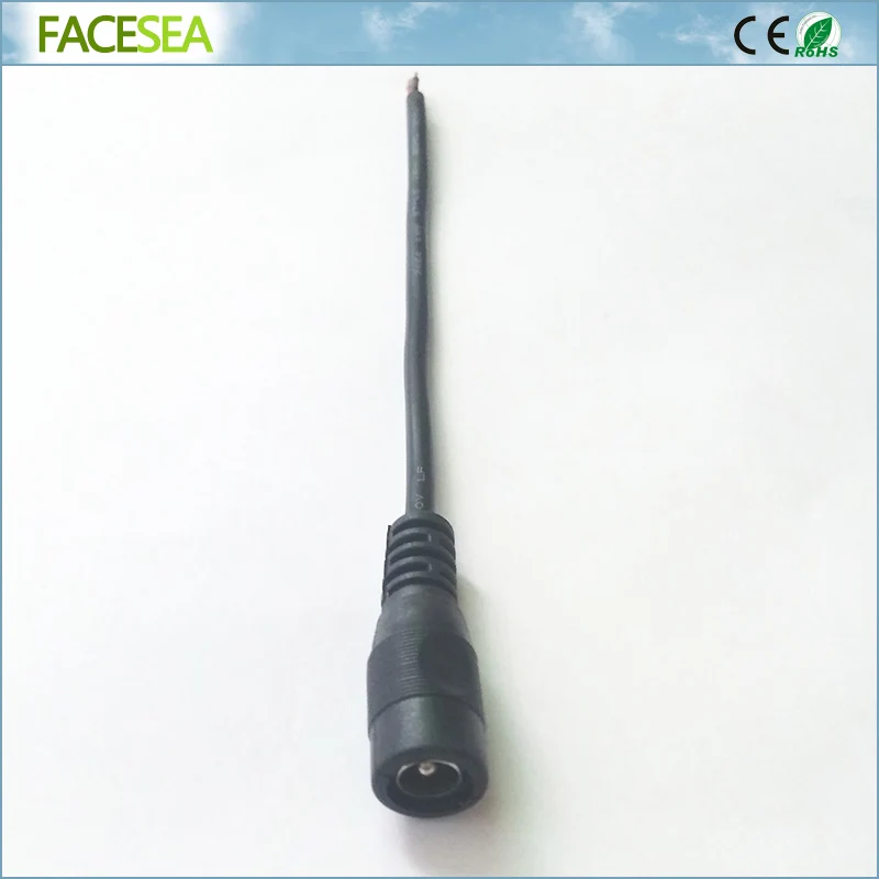 2 1 шт. 5 5x500 разъем DC мужской или женский кабель провода 15 см 30 22AWG 20AWG 18AWG для 5050 3528