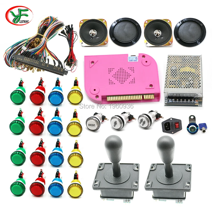 Аркадный джойстик DIY Kit JAMMA Pandora 6S 1300 в 1 игровая доска HD 3D игра 1500/1299 аркадный