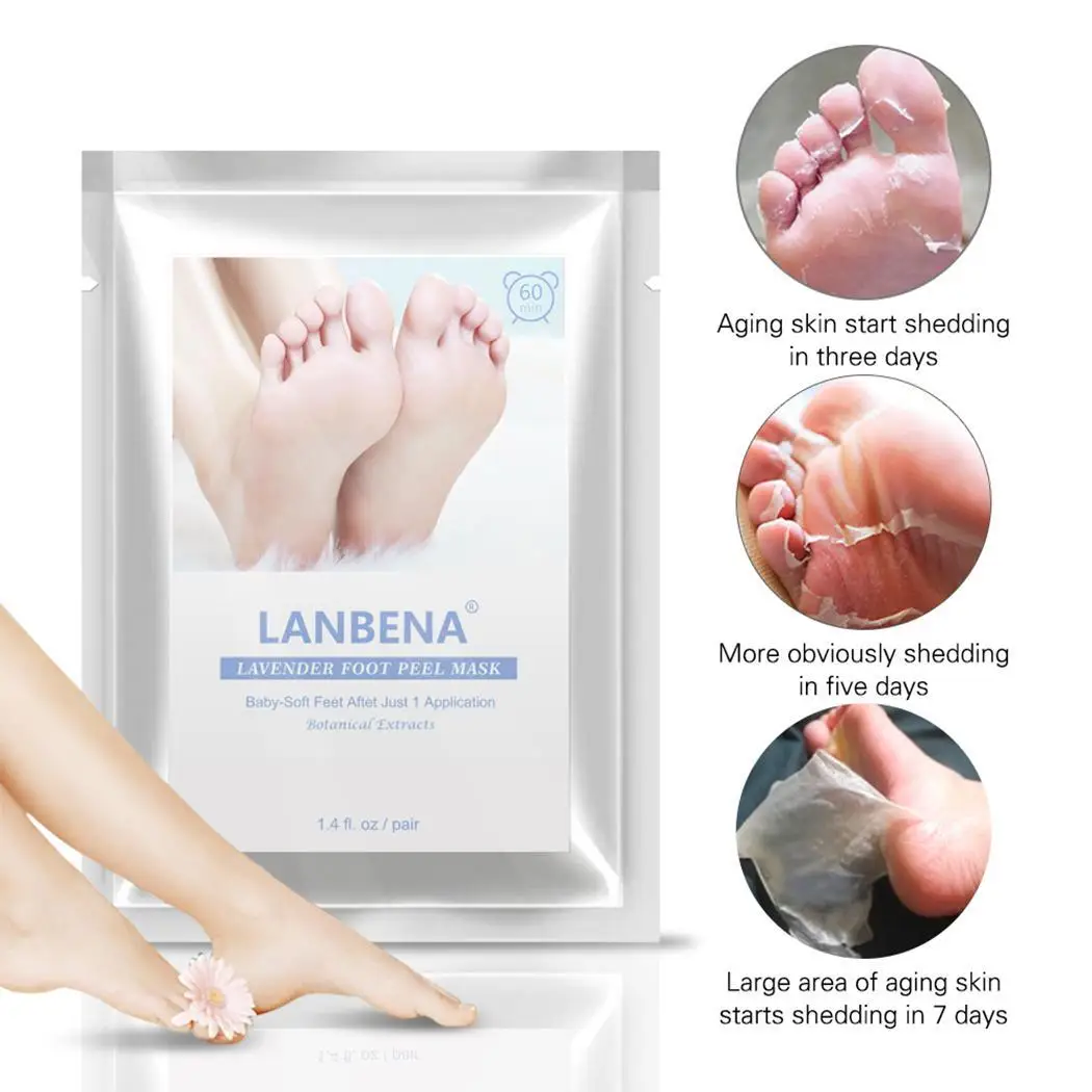 Hydrating Foot Mask Unisex Professional Hard Care Dead Skin Remover Baby-soft Feet Peel | Красота и здоровье
